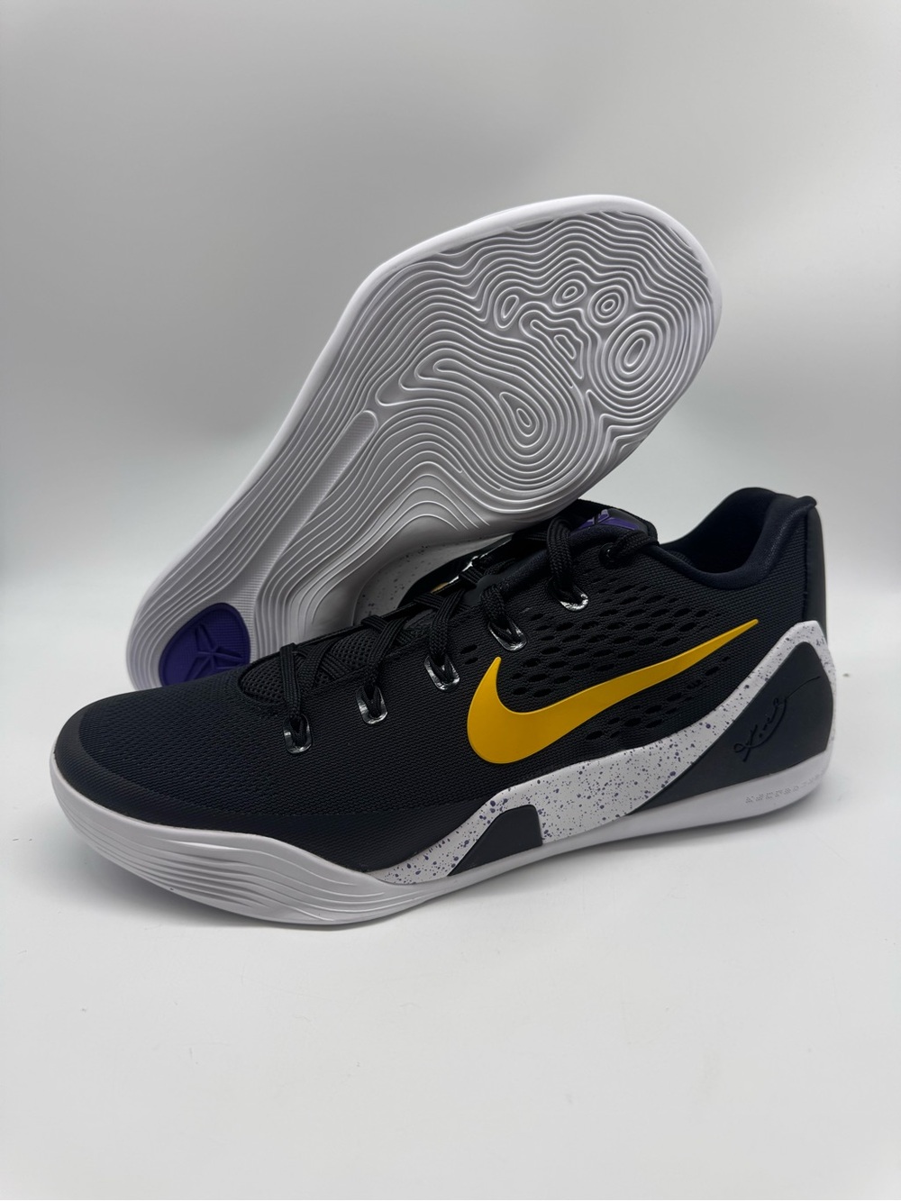 Nike Kobe 9 Elite Low Protro Lakers Black Gold IH1401-002 Men Size 10